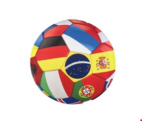Painel redondo tecido sublimado COPA futebol Bandeiras 1,50mD
