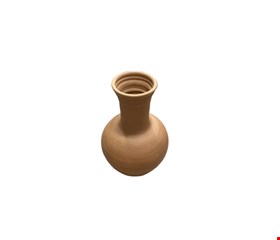 Vaso Barro Detalhado 60cmA 17cmD