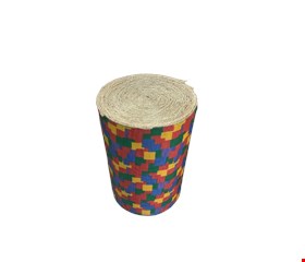 Cilindro - São João Retalhos Tampo Sisal M 60cmAx45cmD