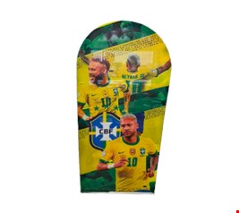 Capa oval Painel tecido Neymar Copa Futebol 2mA x 90cmL