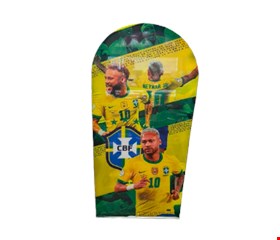 Capa oval Painel tecido Neymar Copa Futebol 2mA x 90cmL