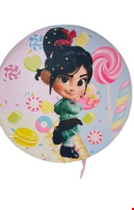 Painel tecido sublimado Venelope Corrida dos Doces 1,50cmD Painel tecido sublimado Venelope Corrida dos Doces 1,50cmD