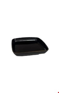 Linha Buffet Japonês - Mini Molheira preta quadrada 10cmL