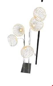 Luminária Cúpulas Flor Prata de LED chão 1,20mA Luminária Cúpulas Flor Prata de LED chão 1,20mA