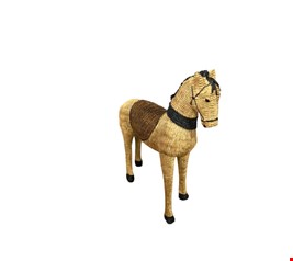 Temático Fazendinha- Cavalo de Resina Marrom 25cmA