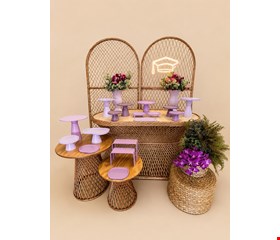 Decoração Adulto - Formatura Roxo e Lilas