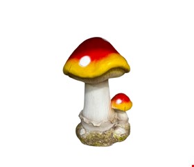 Temático Jardim - Cogumelo de Resina G 35cmA