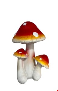 Temático Jardim - Cogumelo de Resina M 11cmL