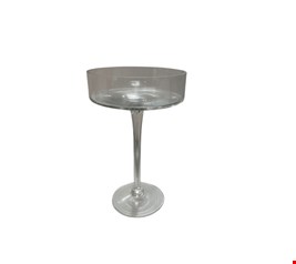 Suporte Cálice em Vidro Alto Borda Grossa M 29cmA 18cmD Suporte Cálice em Vidro Alto Borda Grossa M 29cmA 18cmD