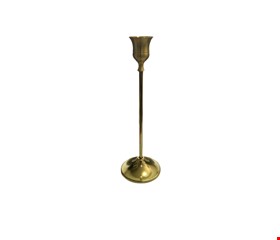 Castiçal Dourado G 22cmA