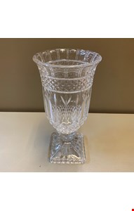 Vaso Vidro Transparente Cristal  32cmA 16cmD