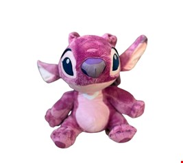 Temático Lilo & Stitch -Angel Rosa Pelucia M 37cmA Temático Lilo & Stitch -Angel Rosa Pelucia M 37cmA