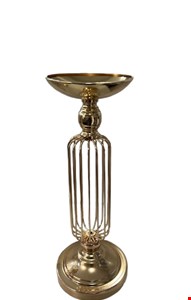 Castiçal Dourado 44cmA 15cmD