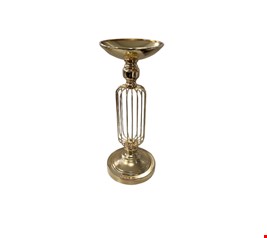 Castiçal Dourado 40cmA 15cmD