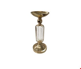 Castiçal Dourado 40cmA 15cmD