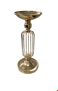 Castiçal Dourado 40cmA 15cmD