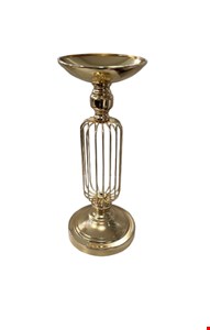 Castiçal Dourado 40cmA 15cmD