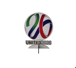 Temático Futebol - Placa United 2026 / Copa P
