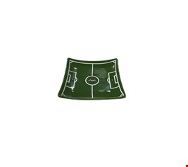 Bandeja Retangular Campo de Futebol 20cmL 