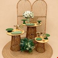 Kit Adulto Luxo - Vime Verde e Dourado I