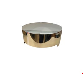 Boleira Espalhada Dourada 40cmD 15cmA