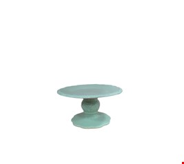 Suporte Base Flor Bolinha Verde Claro 