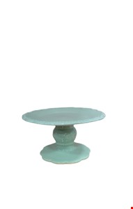 Suporte Base Flor Bolinha Verde Claro 