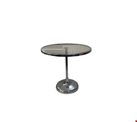 Suporte de Doces Redondo Alto Prata com Vidro G 29cmA 30cmD (Novo) Suporte de Doces Redondo Alto Prata com Vidro G 29cmA 30cmD (Novo)