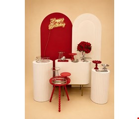 Kit Adulto Luxo - Vermelho e Prata II