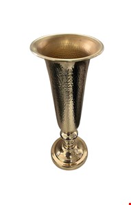 Vaso Taça Dourado 47cmA 17cmD Vaso Taça Dourado 47cmA 17cmD