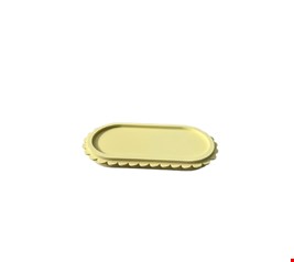 Bandeja Pétala Amarelo Candy 26cmL 13cmD
