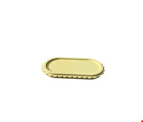 Bandeja Pétala Amarelo Candy 26cmL 13cmD