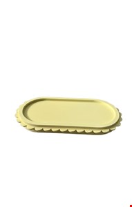 Bandeja Pétala Amarelo Candy 26cmL 13cmD