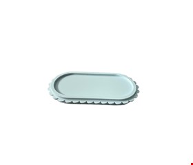 Bandeja Pétala Azul Bebê 26cmL 13cmD