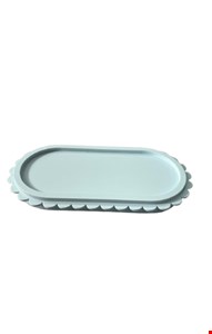 Bandeja Pétala Azul Bebê 26cmL 13cmD