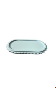 Bandeja Pétala Azul Bebê 26cmL 13cmD