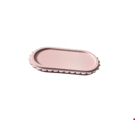 Bandeja Pétala Rosa Candy 26cmL 13cmD