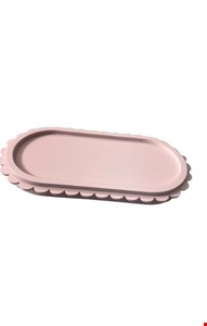 Bandeja Pétala Rosa Candy 26cmL 13cmD