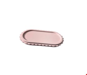 Bandeja Pétala Rosa Candy 26cmL 13cmD