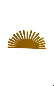 Temático Sol - Raio de Sol Amarelo Deitado 21cmL 