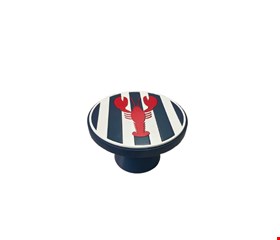 Suporte Mdf Lagosta Azul Marinho 18cmD 11cmA