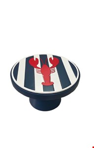 Suporte Mdf Lagosta Azul Marinho 18cmD 11cmA