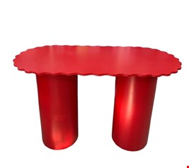 Mesa Babado Vermelha 1.30cmL 82cmA 60cmP Mesa Babado Vermelha 1.30cmL 82cmA 60cmP