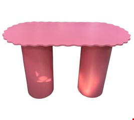 Mesa Babado Rosa Bebê 1.30cmL 82cmA 60cmP