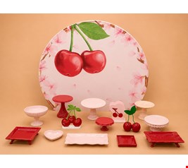 Kit Peças de Mesa Adulto Econômico - Cerejinha VII