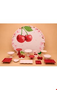 Kit Peças de Mesa Adulto Econômico - Cerejinha VII