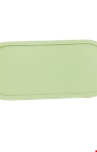 Bandeja Laqueada Oval MDF Amarela Candy G Bandeja Laqueada Oval MDF Amarela Candy G