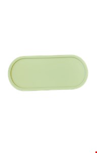 Bandeja Laqueada Oval MDF Amarela Candy G Bandeja Laqueada Oval MDF Amarela Candy G