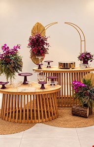 Decoração Adulto - Roxo & Madeira