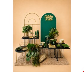 Decoração Adulto - Verde e Dourado II